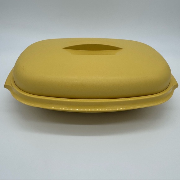 Tupperware Yellow Steamer Dish - Picture 1 of 4